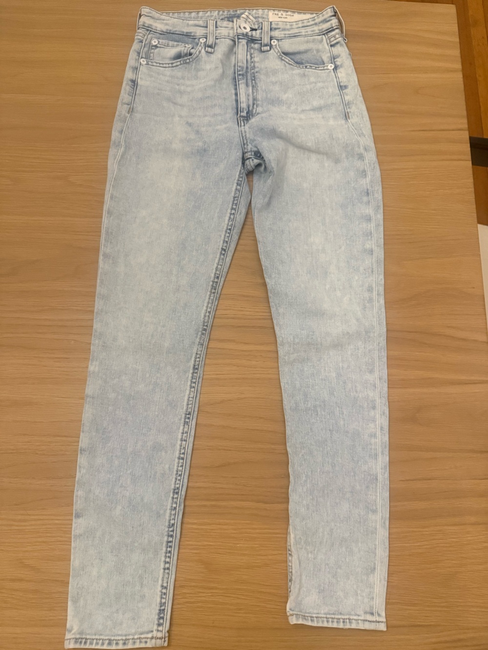 NWOT Rag & Bone Nina High Waist Ankle Sking jeans size 24
